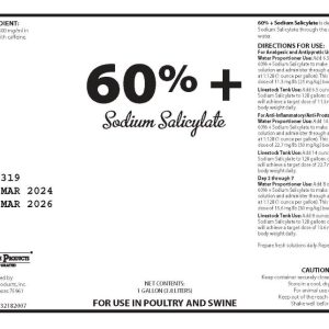 60 % + Sodium Salicylate (Animal Science Products)