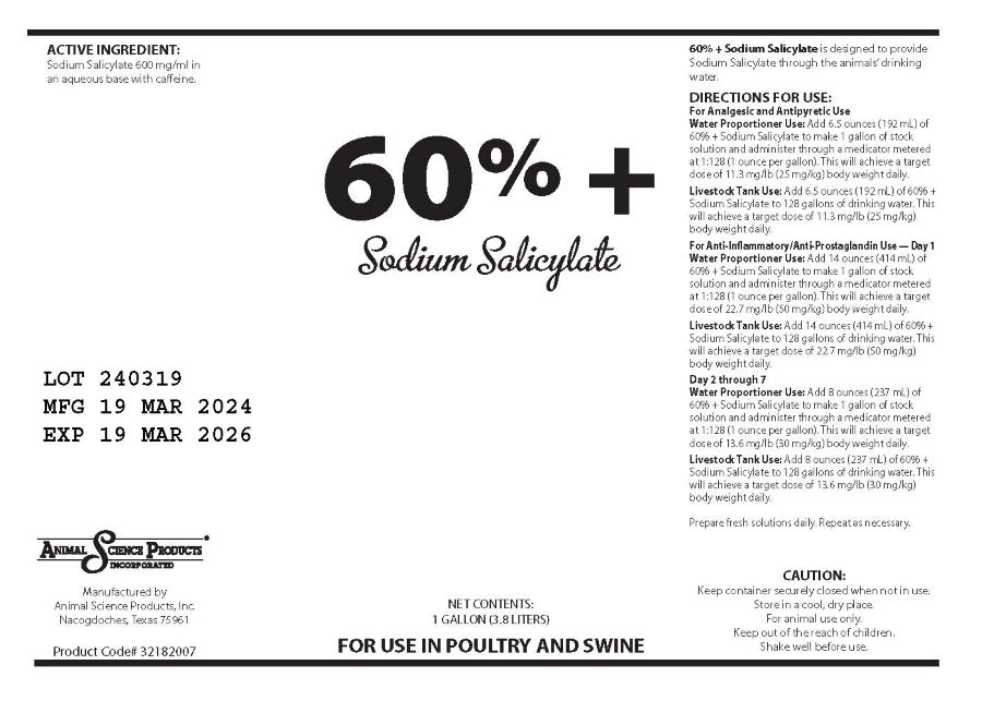 60 % + Sodium Salicylate (Animal Science Products)