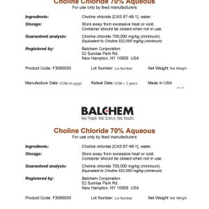70% Choline Chloride (Balchem)