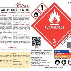 ABS Plastic Cement (Ag ProVision, LLC)