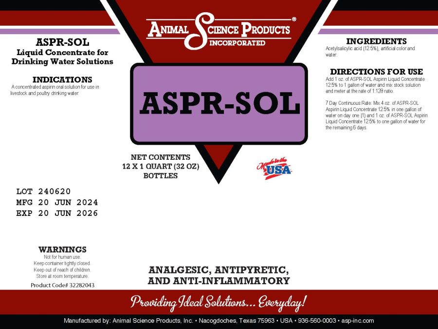 ASPR-SOL (Animal Science Products)