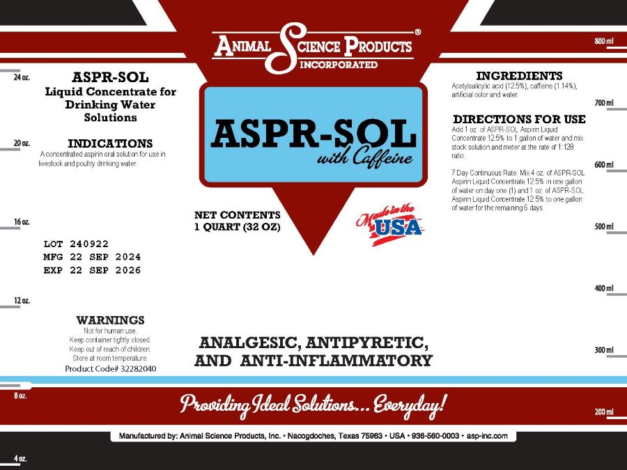 ASPR-SOL with Caffeine (Animal Science Products)