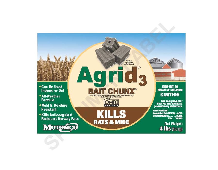 Agrid 3 Bait Chunx (Motomco)