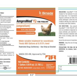 Ampro Med P For Poultry (Bimeda)
