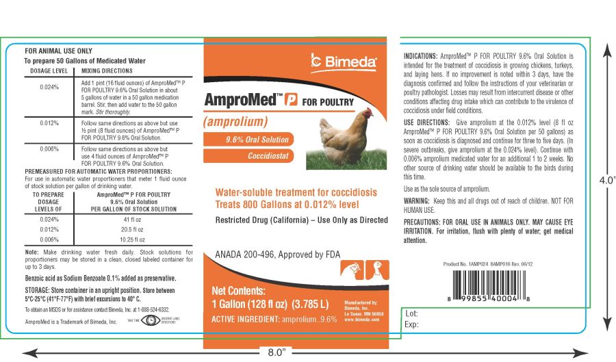 Ampro Med P For Poultry (Bimeda)