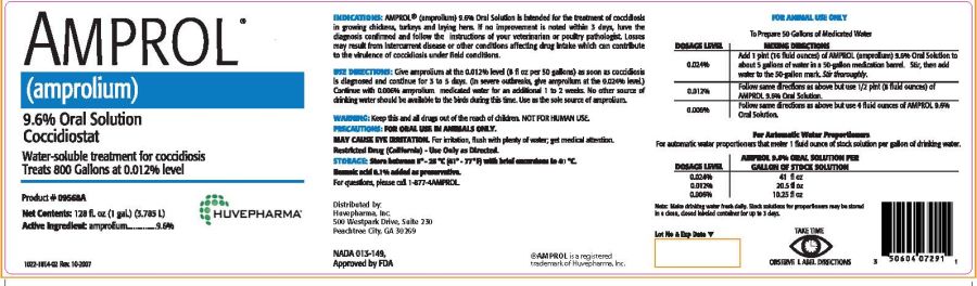 Amprol 9.6% Oral Solution (Huvepharma)