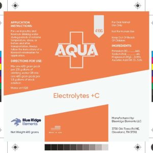 Aqua + Electrolytes + C (Blue Ridge Elements)