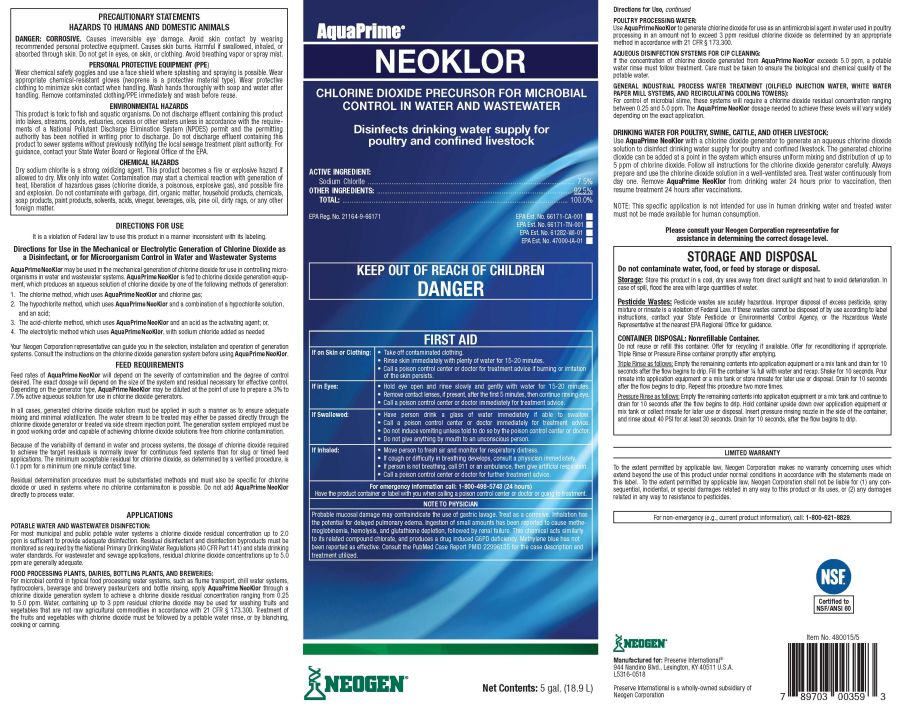 AquaPrime Neoklor (Neogen)