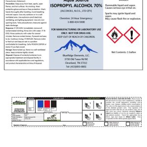 Aqua Source Isopropyl Alcohol 70% (Blue Ridge Elements, LLC)