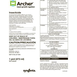 Archer Insecticide (Syngenta)