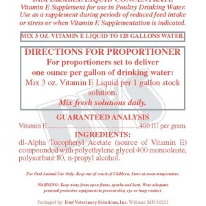 BVS Vitamin E 40% (Best Veterinary Solutions)