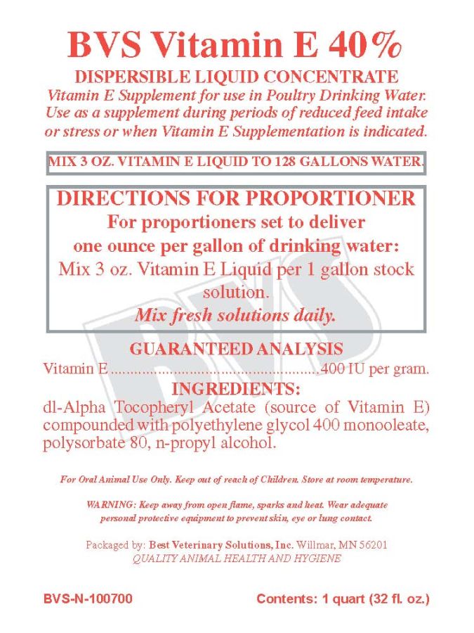 BVS Vitamin E 40% (Best Veterinary Solutions)