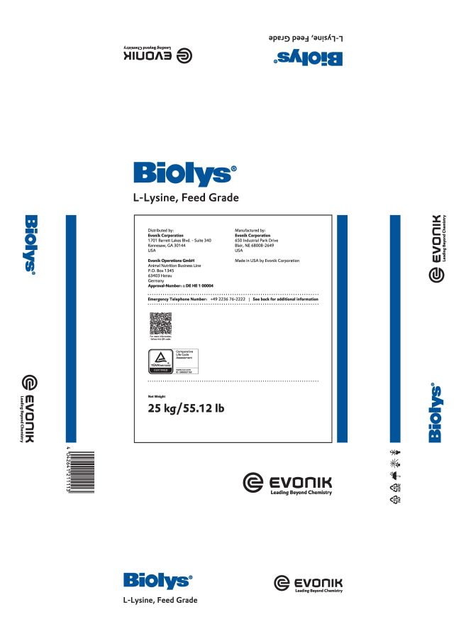 Biolys (62.4 % L-Lysine) (Evonik)