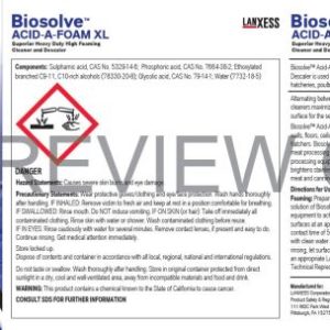 Biosolve Acid-A Foam XL (Lanxess)