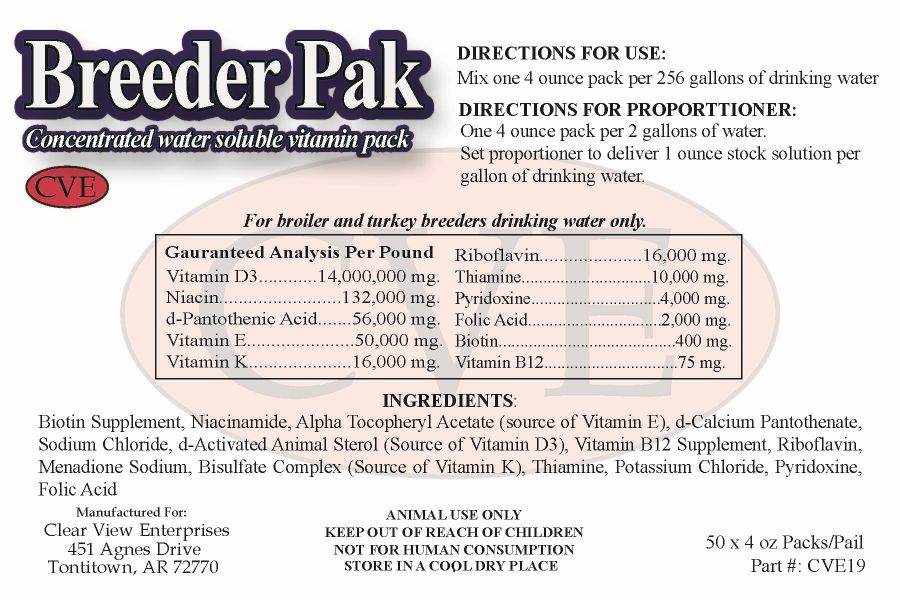 Breeder Pack (Clear View Enterprises)