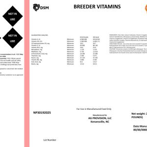 Breeder Vitamins (DSM (Ag ProVision))