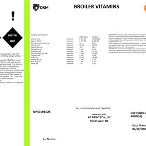 Broiler Vitamins (DSM (Ag ProVision))