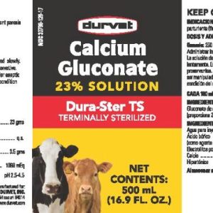 Calcium Glucomate 23% Solution (Durvet)