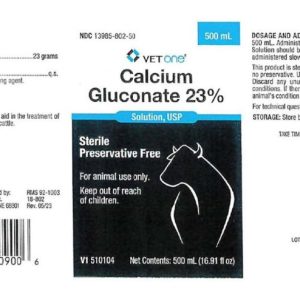 Calcium Gluconate 23% (VetOne)