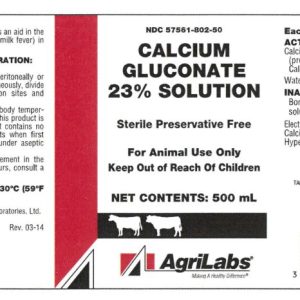 Calcium Gluconate 23% Solution (AgriLabs(Nova-Tech))