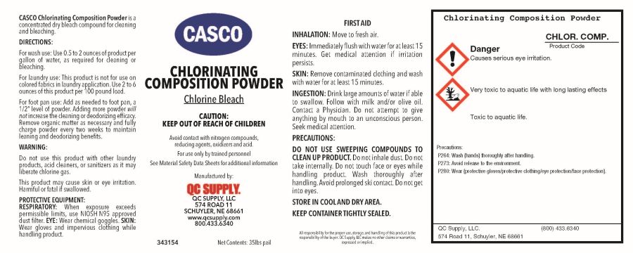 Chlorinating Composition Powder (QC Supply (CASCO))
