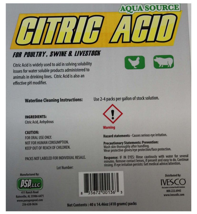 Citric Acid (Paragorn Specialty Products)