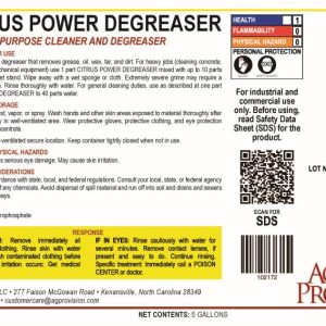 Citrus Power Degreaser (Ag ProVision)