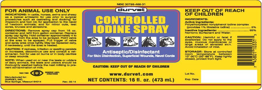Controlled Iodine Spray (Soft Jamb Company)