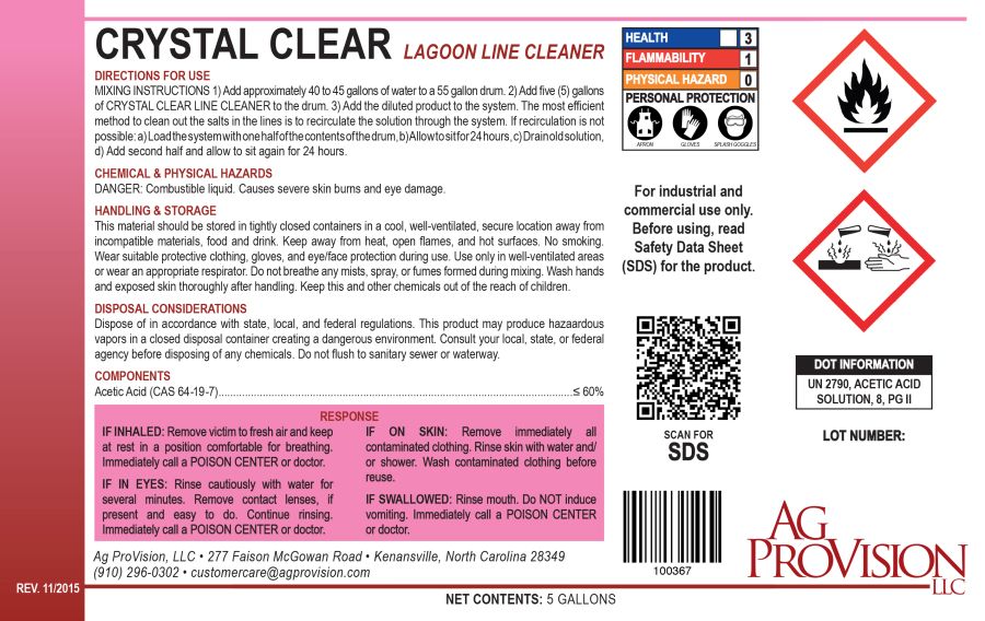 Crystal Clear Line Cleaner (Ag ProVision)