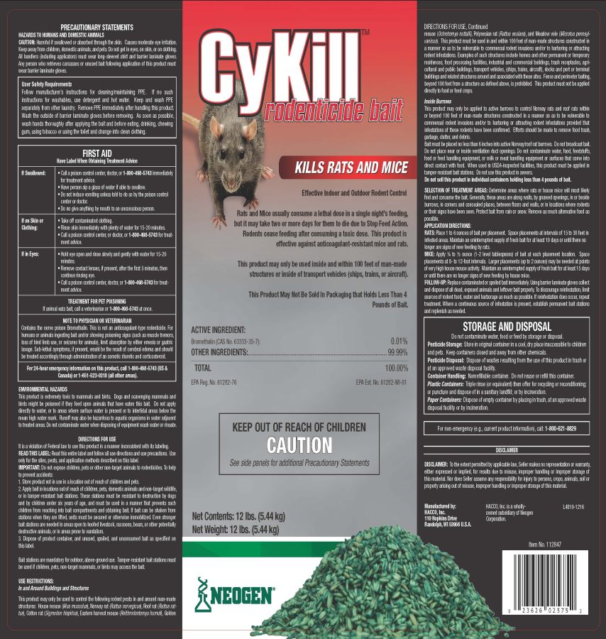 CyKill Rodenticide Bait (Neogen)