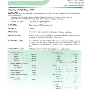 Dawelyte (Dawe's Inc.) (DISCONTINUED)