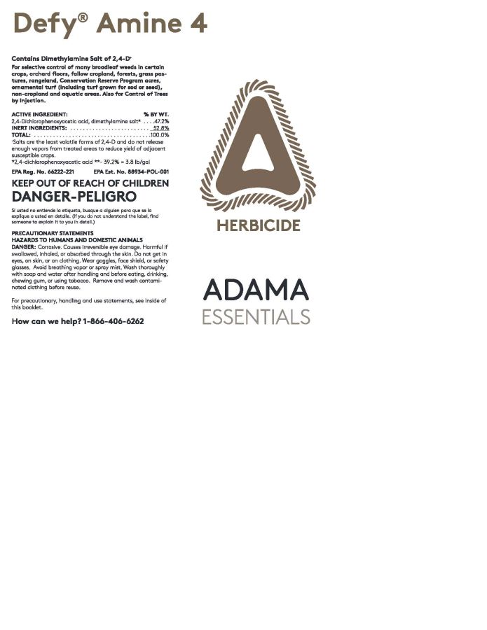 Defy Amine 4 (Makhteshim Agan of North America)