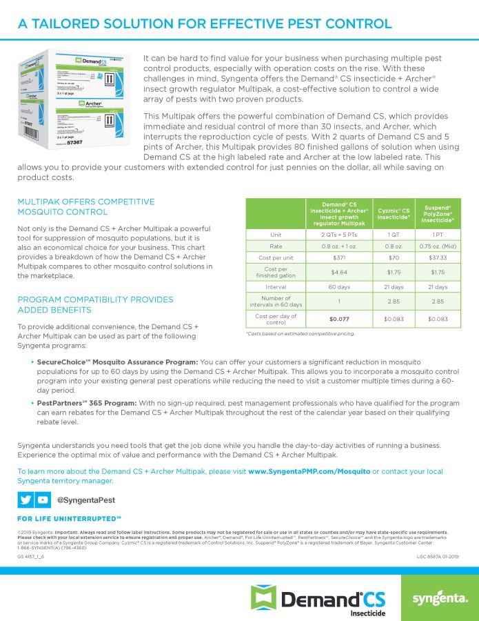 Demand-Archer Multipack (Syngenta)