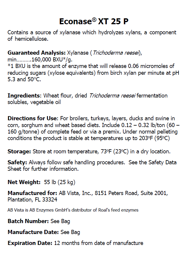 Econase XT 25 P (AB Vista)