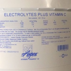 Electrolytes Plus Vitamin C (Aspen) (DROPSHIP)