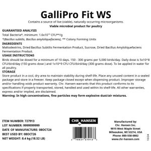 GalliPro Fit WS (CHR Hansen)
