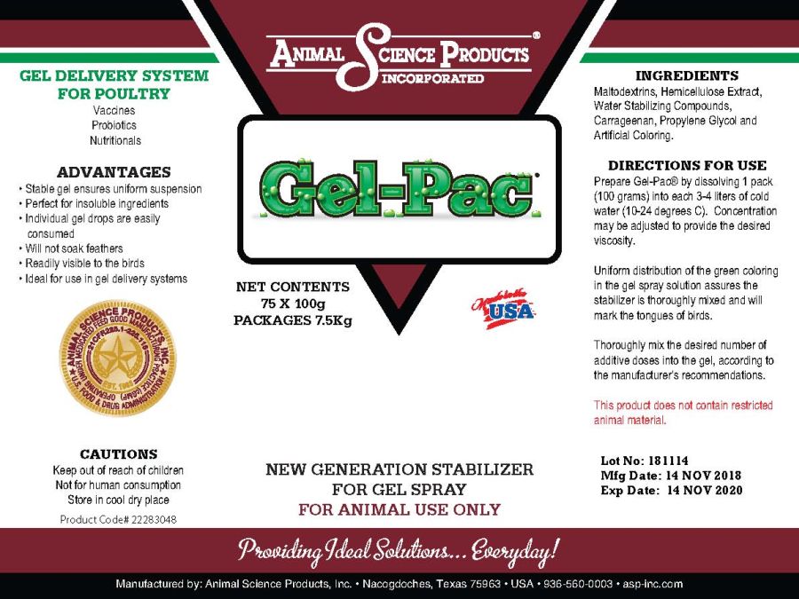 Gel-Pac (Animal Science Products, Inc.)