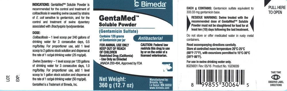 GentaMed Soluble Powder (Bimeda)