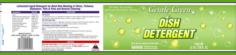 Gentle Green Dish Detergent (James Austin Company)