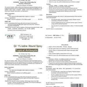 Gil 1% Iodine Wound Spray (ZEE Company)