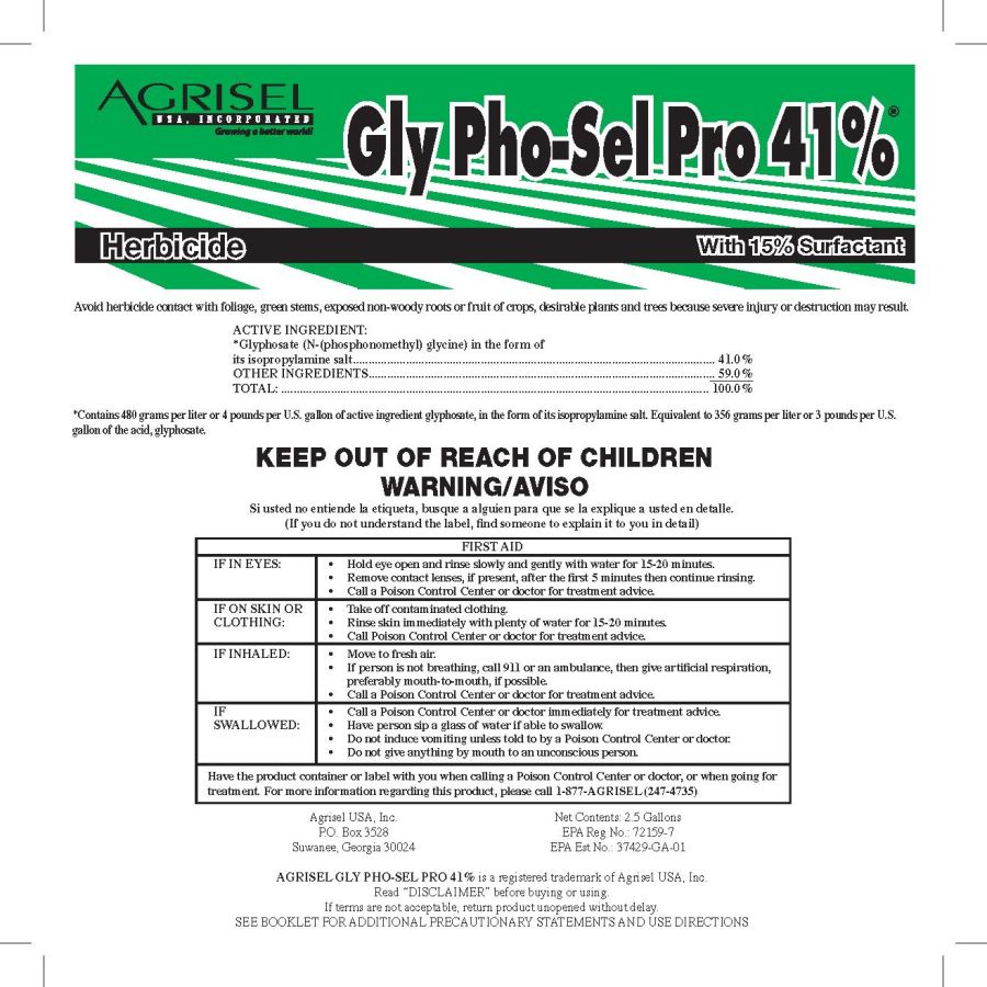 Gly-Pho-Sel Pro 41% (AgriSel) (DISCONTINUED)