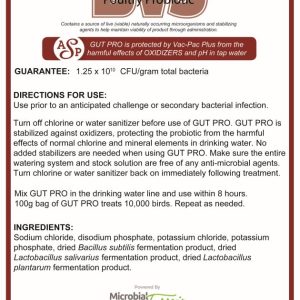 Gut Pro Poultry Probiotic (Best Veterinary Solutions)