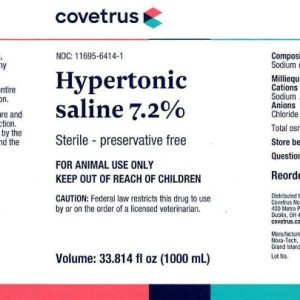 Hypertonic Saline 7.2% (Covetrus (Nova-Tech))