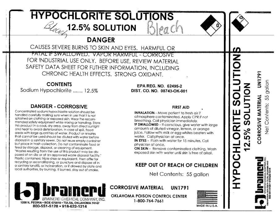 Hypochlorite Solutions 12.5 Percent Bleach (Brainerd) (DROP SHIP)