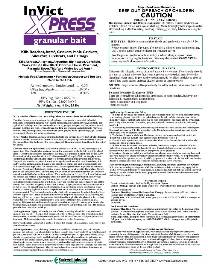 InVict Xpress Granular Bar (Rockwell Labs)