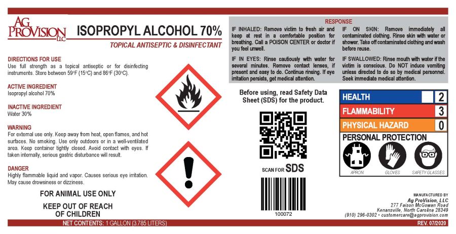 Isopropyl Alcohol 70% (Ag ProVision)