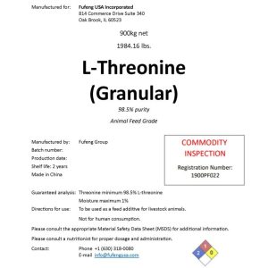 L-Threonine (Qiqihar Longjiang Fufeng Biotechnologies CO.)