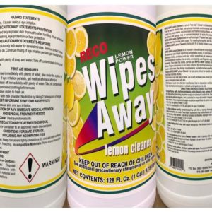 Lemon Power Wipes Away Lemon Cleaner (RECO)