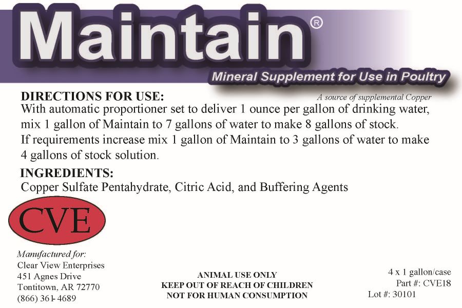 Maintain (Clear View Enterprises)