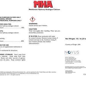 MHA (Methonine Hydroxy Analogue, Calcium) (Novus)